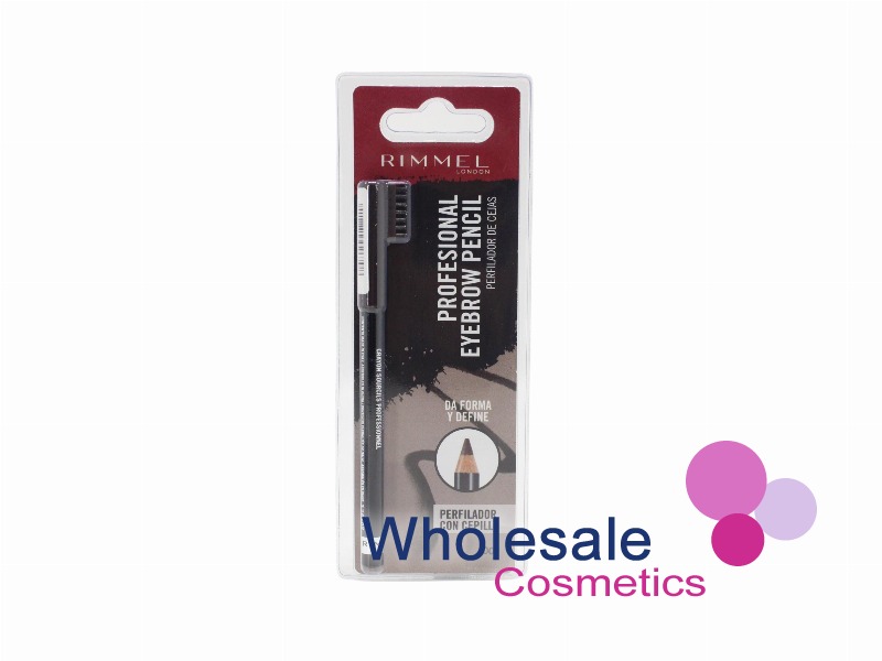6 x Rimmel Eyebrow Professional Pencil - 001 DARK BROWN